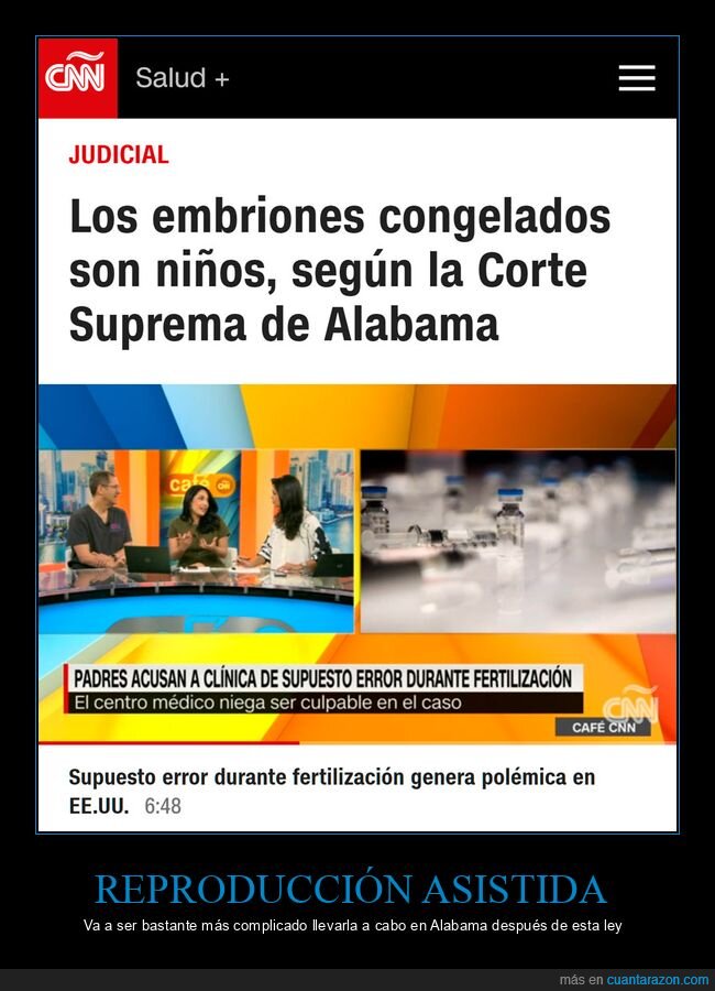embriones congelados,alabama,niños