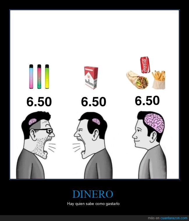 dinero,vapear,fumar,kebab