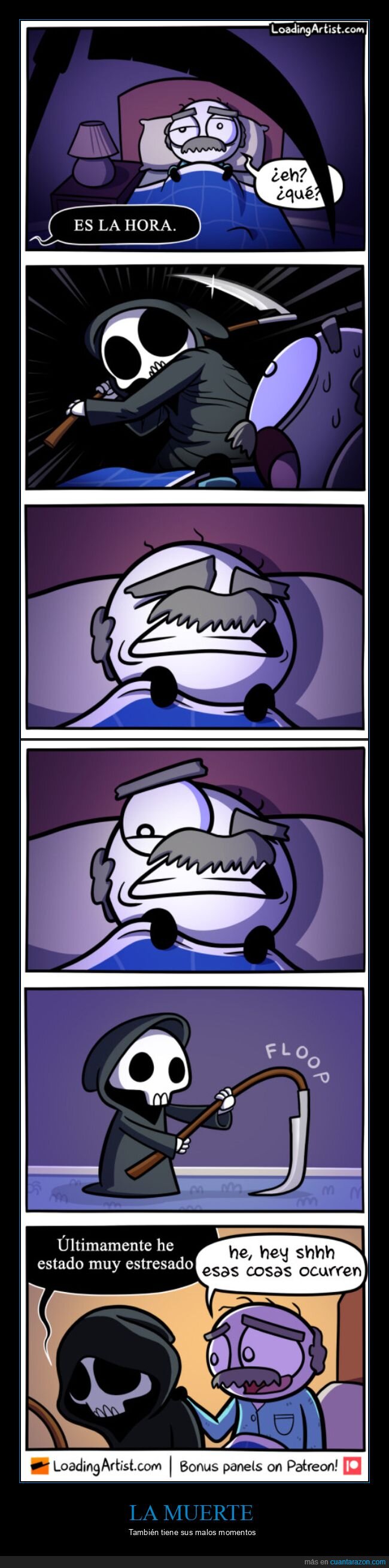 la muerte,estresado