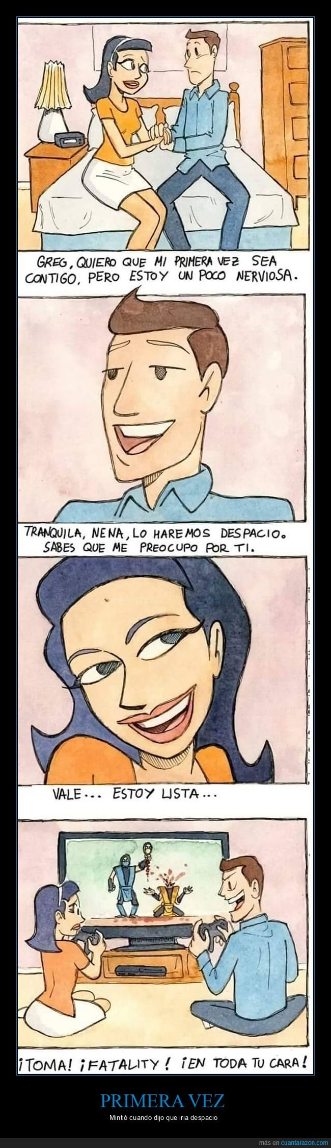 primera vez,pareja,mortal kombat