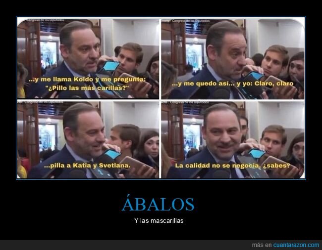 ábalos,mascarillas,políticos