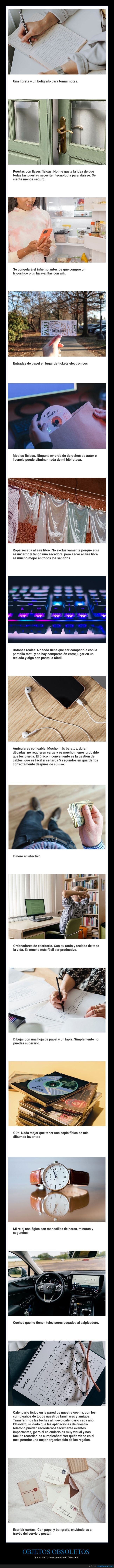 objetos obsoletos,usar