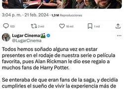 Enlace a Historias y anécdotas que confirman que Alan Rickman es una de las mejores personas que han existido en el cine