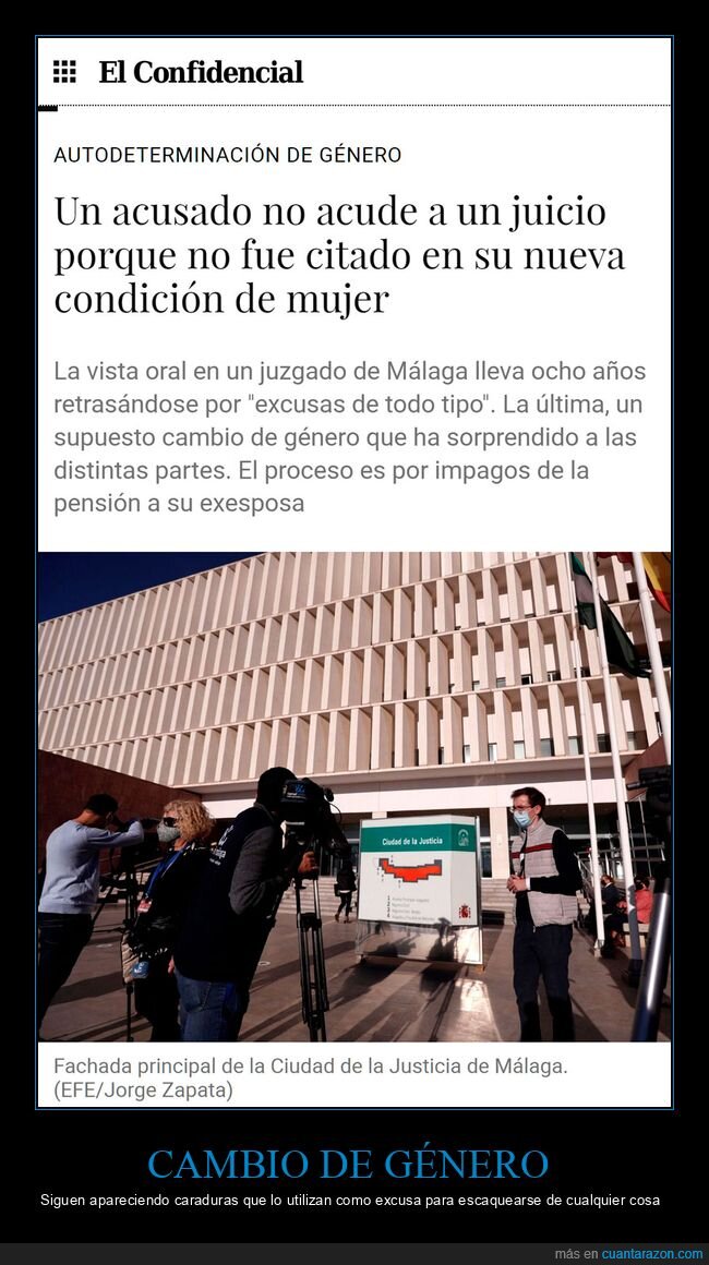 juicio,cambio de género