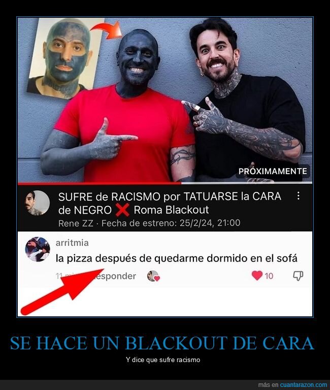 cara,tatuaje,recismo