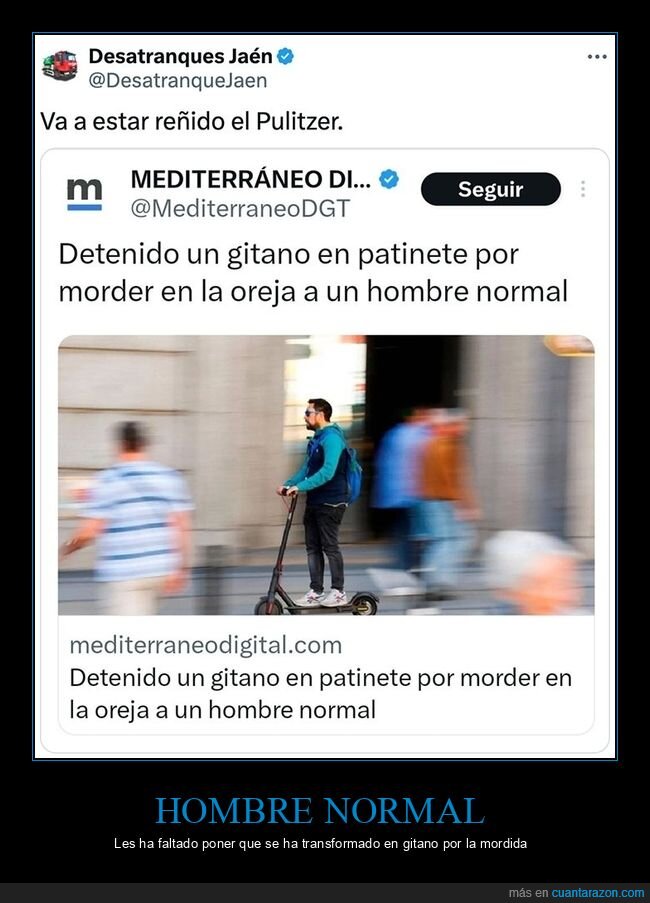 hombre normal,mediterráneo digital,morder,oreja