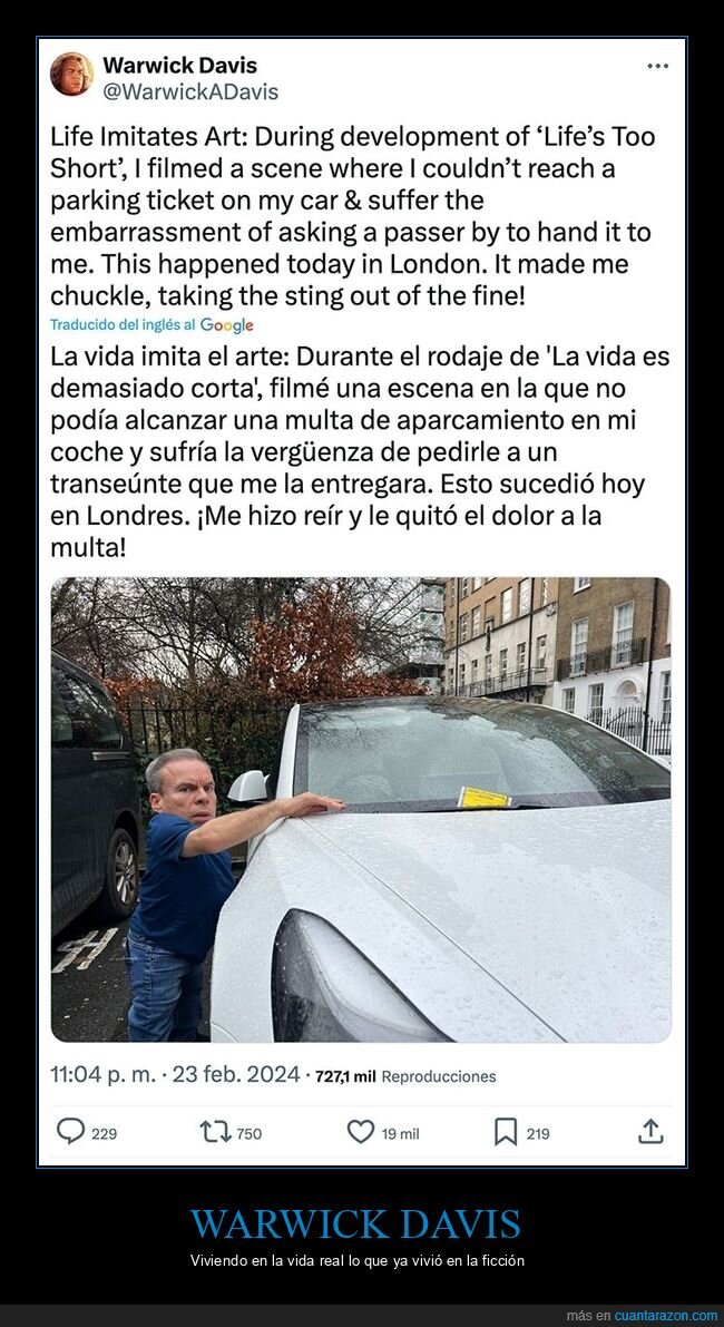 coches,multa,warwick davis