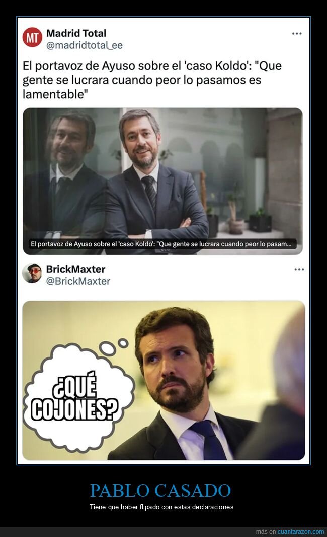 ayuso,caso koldo,mascarillas,pablo casado,políticos