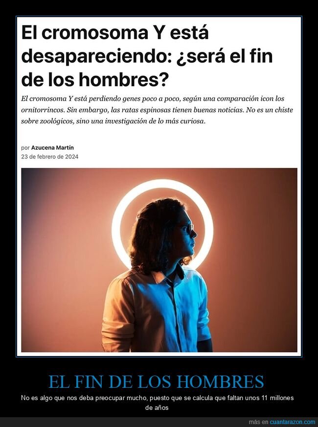 cromosoma y,desapareciendo