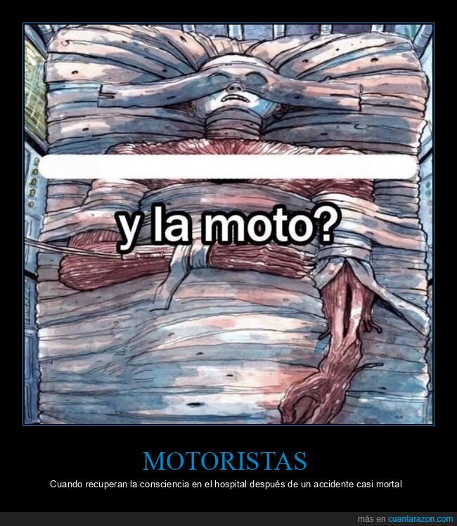 motorista,moto,hospital