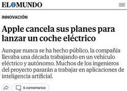 Enlace a Se cancela el Apple Car