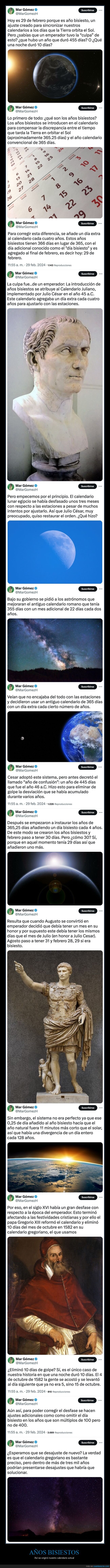 años bisiestos,calendario