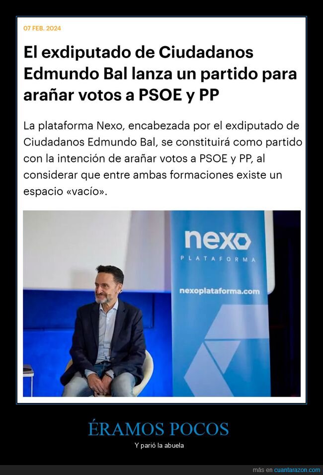 emundo bal,partido,políticos