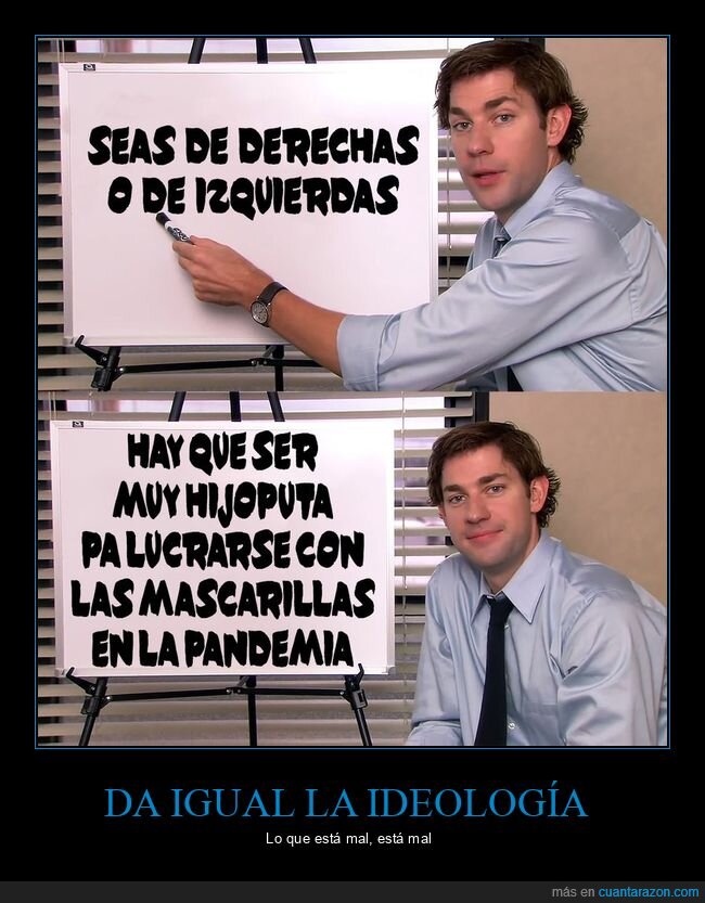 derechas,izquierdas,mascarillas,pandemia