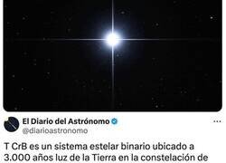 Enlace a Este año vamos a poder contemplar una nova con nuestros propios ojos mirando al cielo