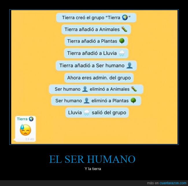 tierra,grupo de whatsapp