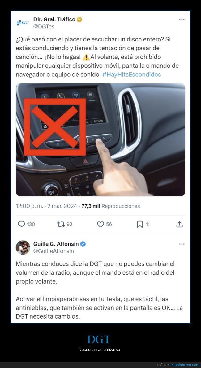 dgt,prohibición,pantallas