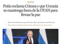 Enlace a Las exigencias de Putin