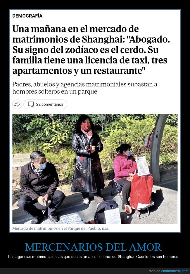 shanghai,mercado de matrimonios