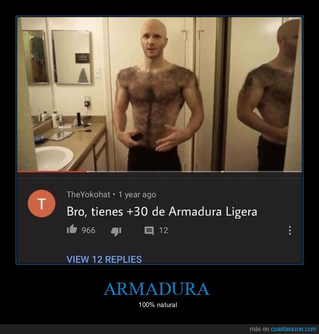 armadura,pelos,wtf