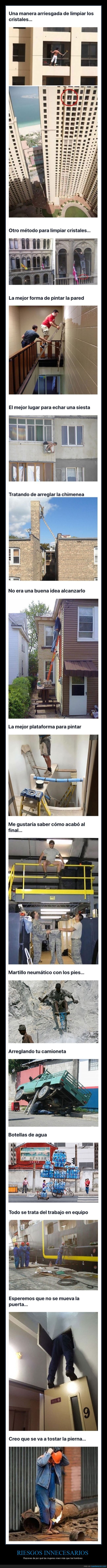 riesgos,hombres,vivir