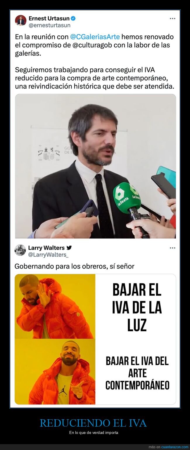 arte,iva,luz,políticos