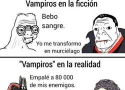 Enlace a Vampiros: Ficción VS Realidad