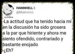 Enlace a Mostrando su descontento