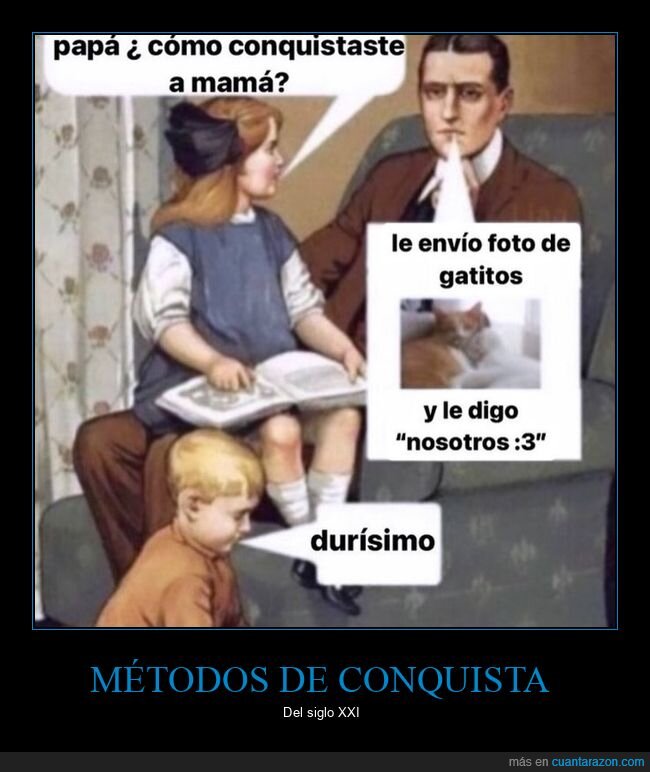 conquistar,madre,padre,hijos,gatitos