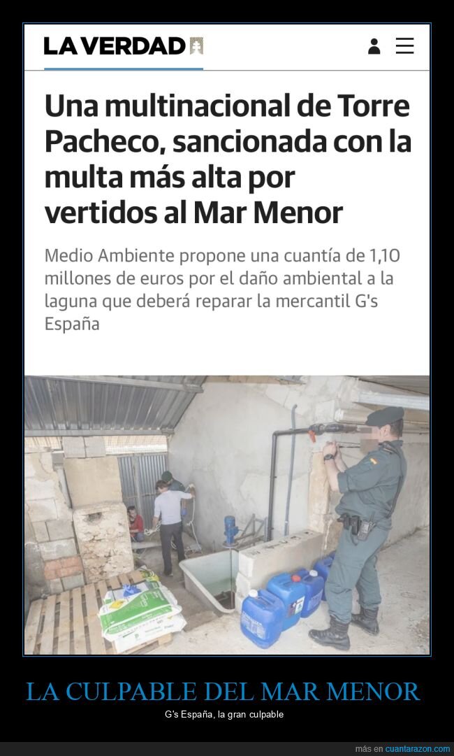 mar menor,g's españa,vertidos