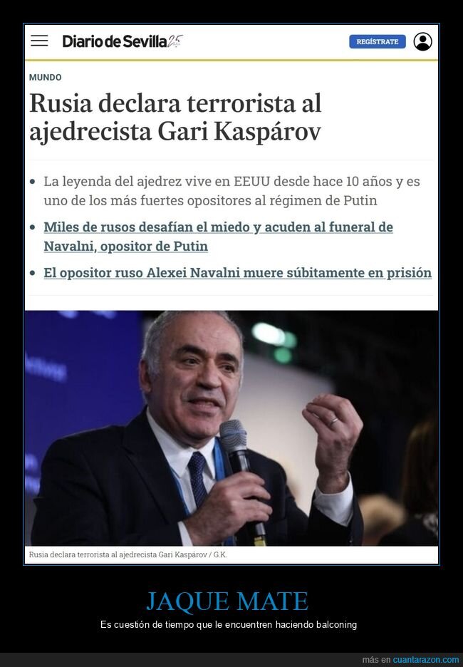 gari kaspárov,rusia,terrorista