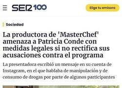 Enlace a Patricia Conde contra MasterChef