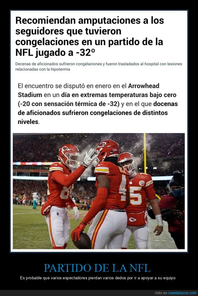 amptaciones,espectadores,nfl