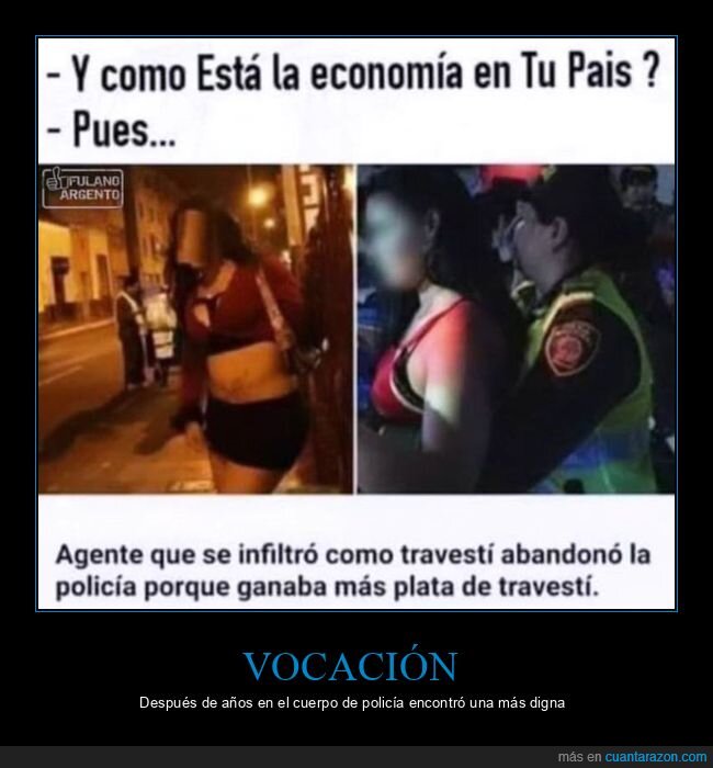 policía,travesti,ganar