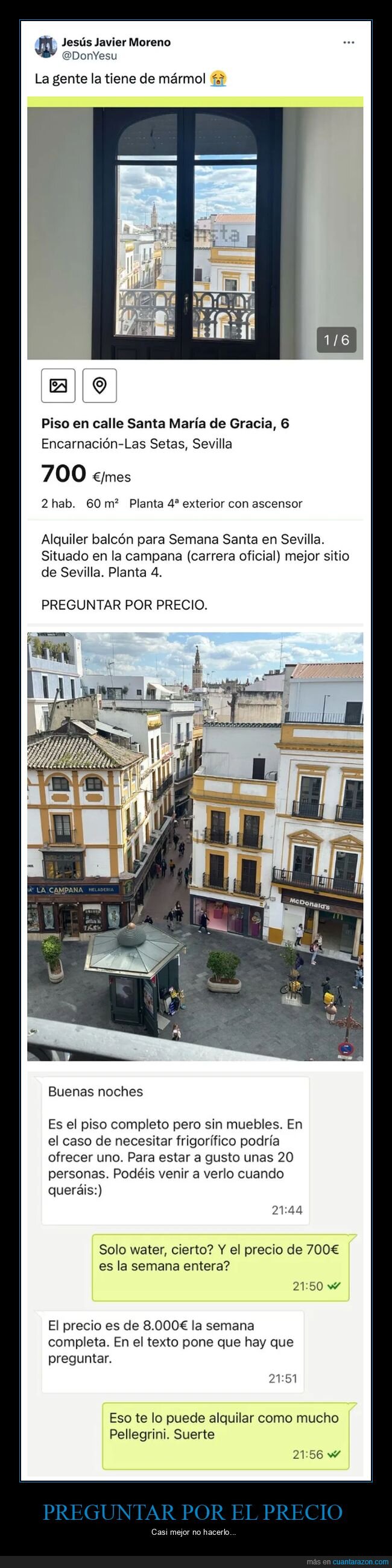 alquiler,balcón,precio,semana santa,sevilla,wtf