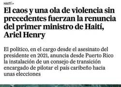 Enlace a Haití de mal en peor