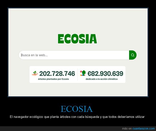 ecosia,árboles,navegador,ecológico