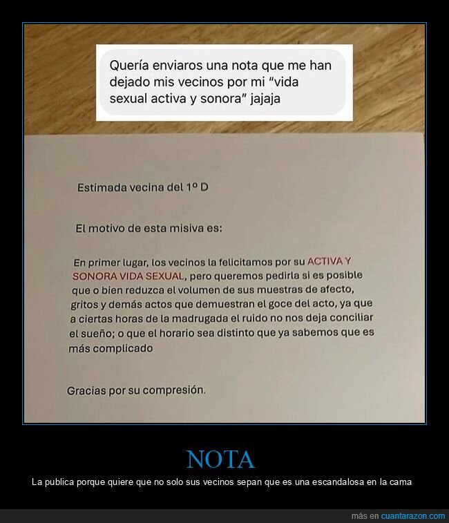 carteles,gritos,vecinos