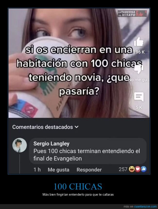 100 chicas,encerrar,evangelion,habitación,novia