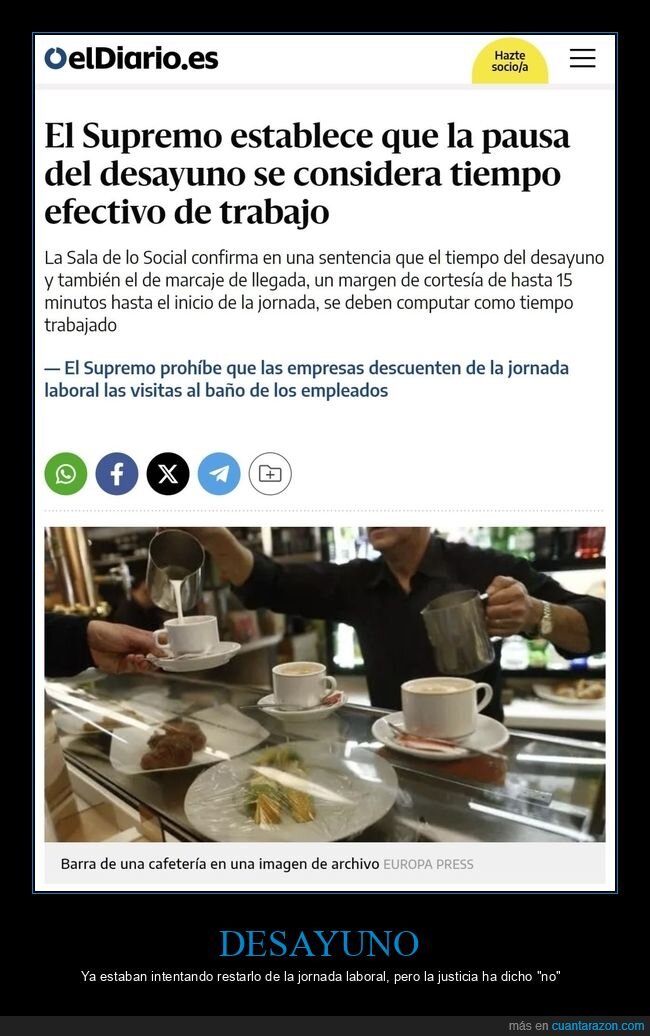 supremo,pausa,desayuno,tiempo,trabajo
