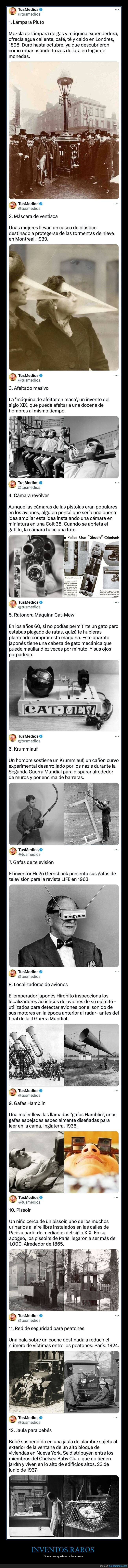inventos raros,pasado