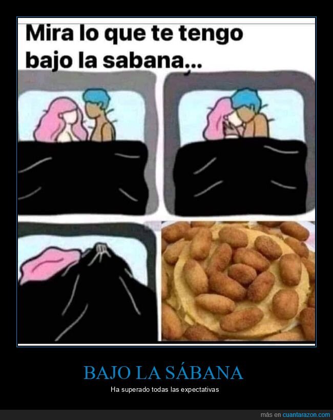 sábana,croquetas