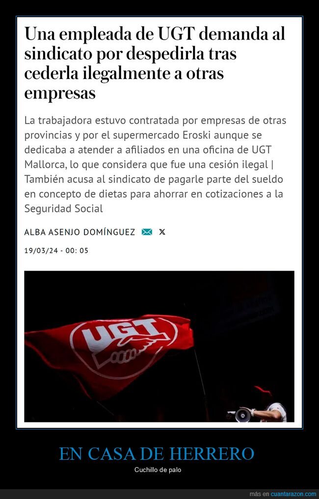 empleada,ugt,despido