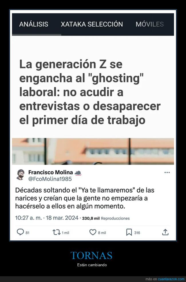desaparecer,entrevistas de trabajo,generación z,ghosting,primer día,trabajo