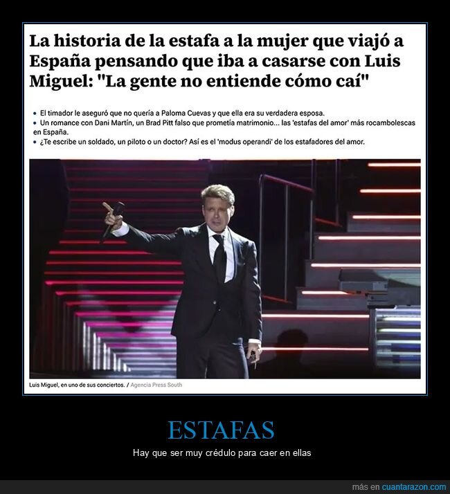 estafa,luis miguel