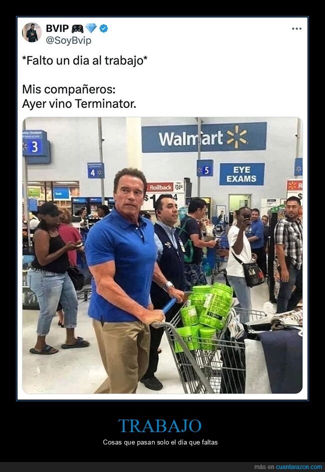 schwarzenegger,trabajo,walmart