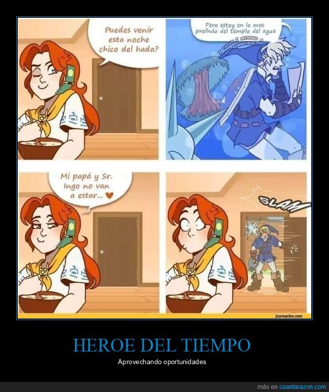 zelda,sola en casa,templo del agua