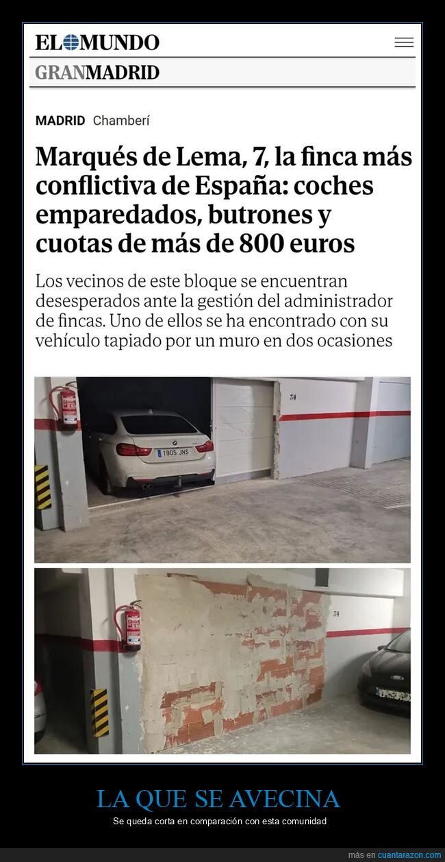 vecinos,coche,emparedado