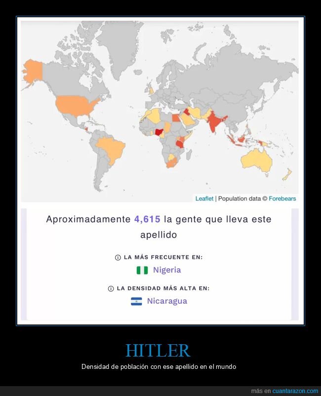 hitler,apellido,mapa