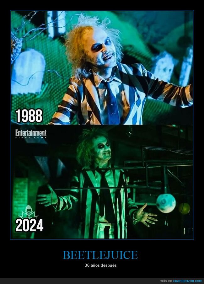 beetlejuice,antes,después